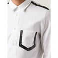 thumbnail image 2 of MAISON MARTIN MARGIELA Paris PAINTED POCKET White Detail DRESS SHIRT Italy 48, 2 of 2