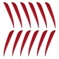 thumbnail image 4 of koolsoo 36pcs 3 Inch Full Length Fletching Feathers Turkey Vanes Water Drop Shape Outdoor Target Hunting Equipment C, 4 of 9
