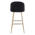 thumbnail image 4 of Banco de Bar Kessa Muebles Cozy Negro, 4 of 5