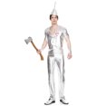 thumbnail image 2 of Music Legs Tin Man Costume for Adults with Wet Look Silver Top, XL, 2 of 3