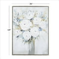 thumbnail image 3 of 36" x 48" Bouquet Floral Framed Wall Art with Silver Frame, by DecMode, 3 of 8
