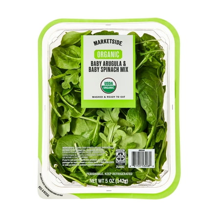 Marketside Organic Fresh Arugula and Spinach Mix, 5 oz