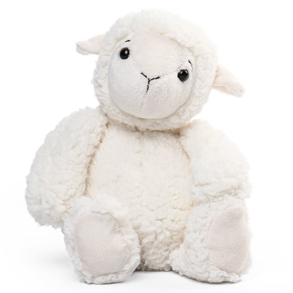 LotFancy Sheep Stuffed Animal, 12 inch Soft Cuddly Lamb Plush for Kids Boys Girls