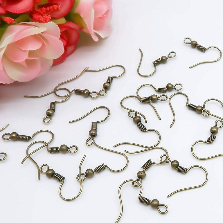 100pcs Earring Hooks Hypo Allergenic French Ear Wires with Ball