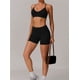 thumbnail image 4 of Conjuntos de entrenamiento for mujer, 2 piezas, sujetador deportivo, camiseta sin mangas, polainas de cintura alta, gimnasio, Yoga, ropa activa, Top de entrenamiento for mujer, 4 of 6