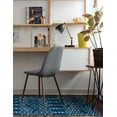 thumbnail image 4 of Unique Loom Paxon Trellis Collection Area Rug - Maeve (2' x 9' 10" Runner Navy Blue/Ivory), 4 of 12