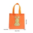 thumbnail image 2 of Easter Gift Bags 12 Pack with Rabbit Pattern Holiday Party Favor Bags for Small Presents in 1 Colors(1#Orange), 2 of 6