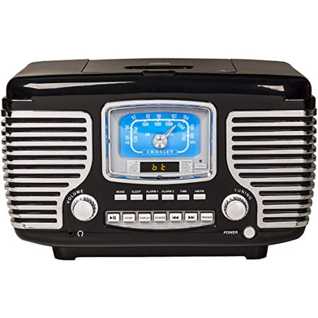 Crosley Corsair Radio CD Playe Crosley CR612BBKCrosley