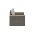 thumbnail image 4 of Homestyles Boca Raton Rattan Outdoor Loveseat in Brown, 4 of 8