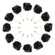 thumbnail image 1 of 12 Pcs Ramilletes de Rosa con Alfileres para Hombres Ceremonia de Boda Aniversario Cena Formal Fiesta Negra, 1 of 5