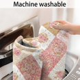 thumbnail image 5 of Pioneer Flower Floral Print Pattern Bathroom Rugs Mat, Non Slip Microfiber Bathroom Rug with Rubber Backing, Soft Mats for Bathroom Floor Tub Shower, 24"x60", 5 of 5