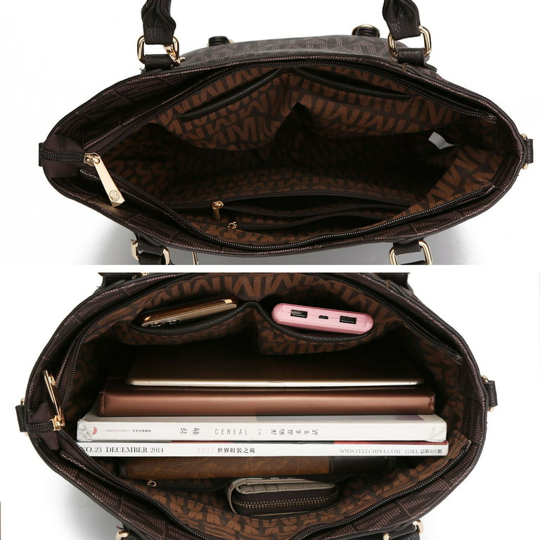 Jane Austen søsyge Afslag MKF Collection Fula Signature Satchel Handbag by Mia K. - Walmart.com