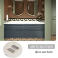thumbnail image 6 of Brushed Nickel Pack of 5 and 10 Edge Finger Pulls for Cabinets Kitchen Invisible Hardware Concealed Aluminum Hidden Pull Drawer Handles Easy to Install 11.81", 6.3", 5", 4.72", 3.15" Overall Length, 6 of 6