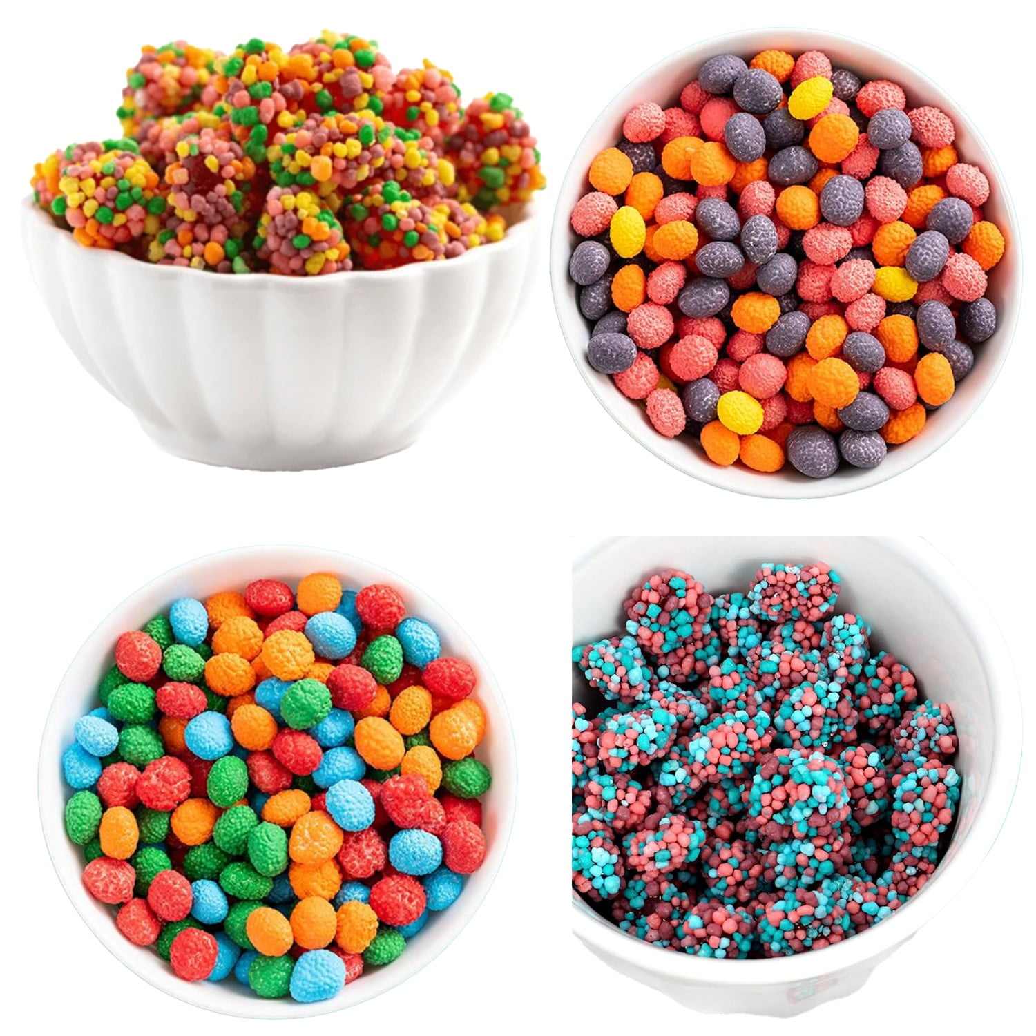 NERDS Gummy Cluster, Candy, Chewy Candy | 4 Flavor Variety | Gummy Cluster: Rainbow, Very Berry, Big Chewy, Sour Big Chewy | Ships in an Aromatik™ damage proof box