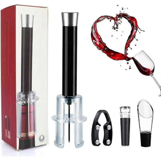 Abridor de vino Algal Bloom, set de apertura de vino Wino On The Go, set de apertura de vino, set de apertura de vino con bomba de aire a presión, set de apertura de vino Wino On The Go 2024