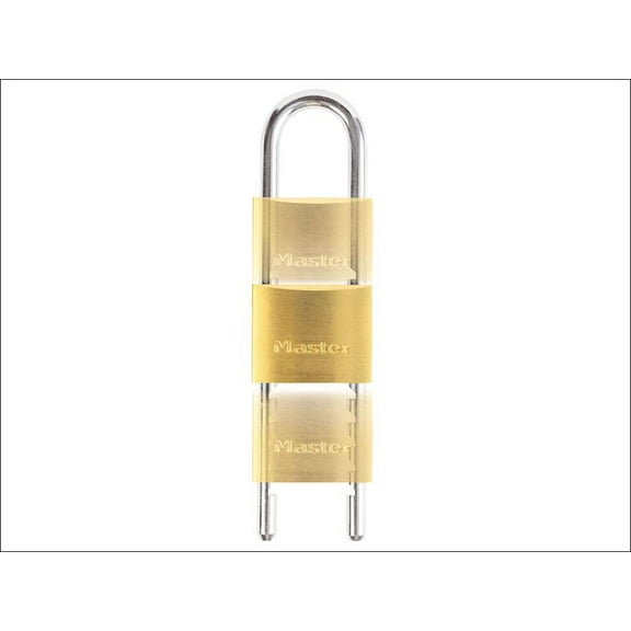 Master Lock - Solid Brass 50mm Padlock with Adjustable Shackle