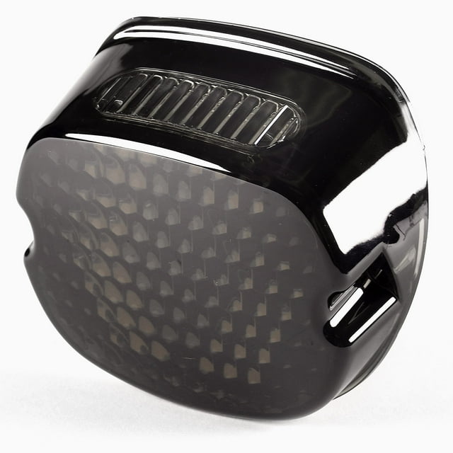Krator Feu Arrière Profil Bas Fumée LED Clignotant Feu de Freinage Feu de Course Compatible avec Harley Davidson Dyna Super Glide EFI FXDI 2004-2006 - Convient à la Plupart des Phares Ronds de 6-1/4 Pouces