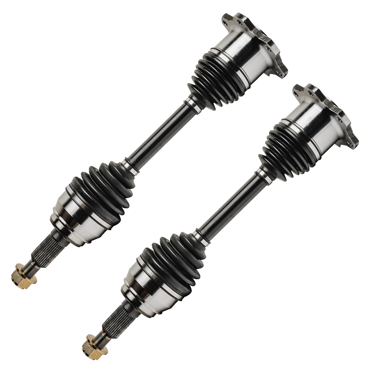 Detroit Axle - 16pc Front Wheel Hubs CV Axles Upper Control Arms Suspension Kit Replacement for Chevy Tahoe Fits select: 2011 ,2013 CHEVROLET SILVERADO K1500 LT