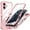 Pink, variant on for iPhone 16 Case, [Compatible with Magsafe] Full-Body Protection Shockproof Rugged Clear Bumper Frame Case Cover with Built-in Screen Protector for iPhone 16, Blue