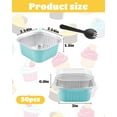 thumbnail image 4 of Aluminium Foil Square Brownie Baking Cups, Mini Loaf Pans With Lids Disposable Ramekins Baking Pan, Cupcake Container for Brownie Bread Cheesecake, 4 of 5