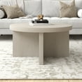 thumbnail image 3 of Henn&Hart 33" Alder White MDF Coffee Table, 3 of 8