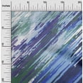 thumbnail image 2 of oneOone Cotton Poplin Blue Fabric Brush Stroke Sewing Craft Projects Fabric Prints By Yard 56 Inch Wide, 2 of 4