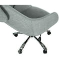 thumbnail image 5 of Hanover Bowen 17.25-22" Gas Lift, Wheeled Office Chair in Gray, 5 of 10