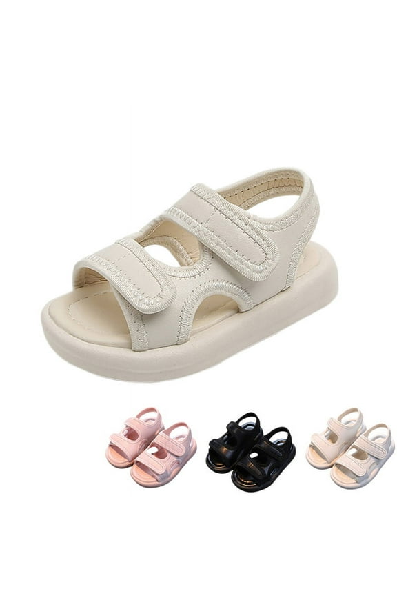 Unisex Kids Sport Sandals, Cushioned Footbed, Open Toe, Pink, 10-11