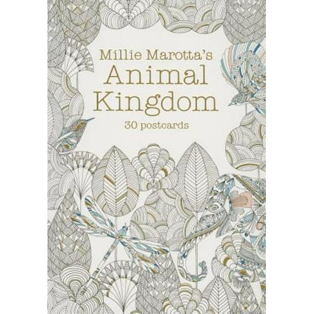 30% Post Consumer Material - Millie Marotta's Animal Kingdom : 30 Postcards