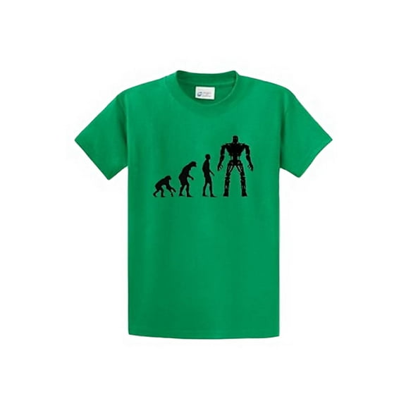 The Evolution of Terminator T-Shirt Green 3X-Large