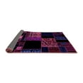 thumbnail image 2 of Ahgly Company Indoor Rectangle Patchwork Purple Transitional Area Rugs, 2' x 3', 2 of 4