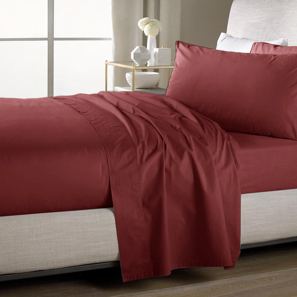 Sweet Home Collection Extra Soft Flat Bed Sheet, Wrinkle and Fade Resistant, Full Sheet