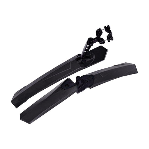 Guardabarros de bicicleta Guardabarros delantero y trasero para bicicleta contra salpicaduras de agua Negro