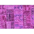 thumbnail image 1 of Ahgly Company Indoor Rectangle Patchwork Purple Transitional Area Rugs, 5' x 7', 1 of 4