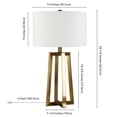 thumbnail image 5 of Evelyn&Zoe Mid-Century Modern Metal Table Lamp, 5 of 5