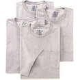 thumbnail image 1 of Fruit of the Loom Men's Short Sleeve Assorted Pocket T-Shirts, 4 Pack, Extended Sizes (Ash Gray, X-Large), 1 of 1