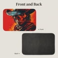 thumbnail image 2 of Vsdgher 60s Western Skull Cowboy Hem Mat 40x60 - Multipurpose Doormat for Indoor & Outdoor Use - Welcome Your Guests with our Entrance Mat, 2 of 6