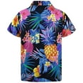thumbnail image 6 of Blue Womens Tops Flowers Leaves Blouse Pineapple Funky Shirt Frontpocket Women'S Print Women Shirts Shirts for Women, 6 of 6