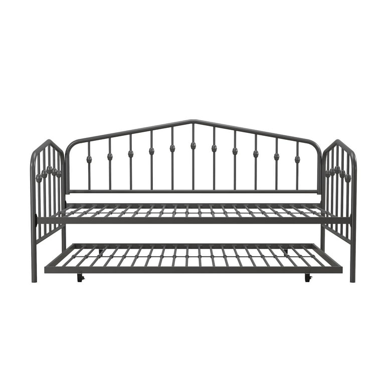 Novogratz bushwick metal twin deals daybed & trundle