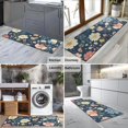 thumbnail image 2 of Pioneer Flower Floral Print Pattern Kitchen Rug Mat,Kitchen Runner Rugs Non Skid Washable,Decorative Kitchen Floor Mats for Kitchen,Sink,Laundry,17"X47", 2 of 5