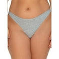thumbnail image 4 of Smart & Sexy Women's Comfort Cotton Rib High Leg Thong, 2-Pack, Style-SA1413, 4 of 8