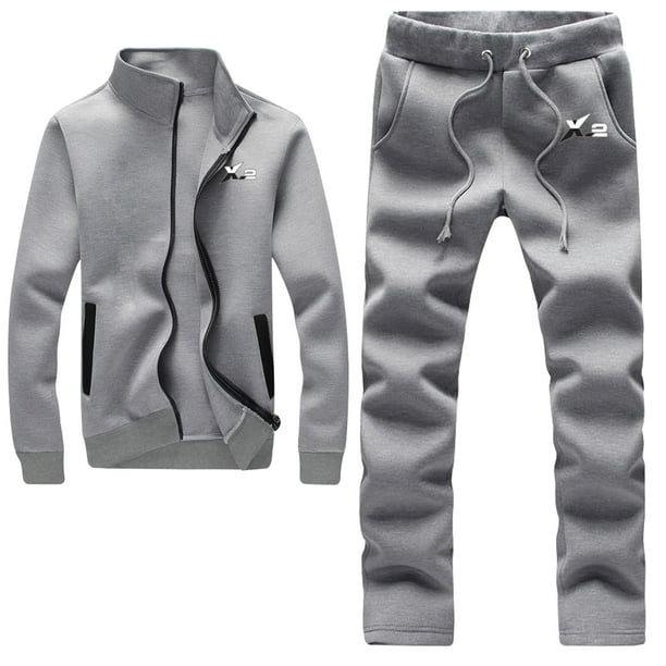 gray sweatsuit set