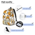 thumbnail image 5 of Daiia Giraffes Head Vintage Canvas Backpack for Men and Women ,Hiking Backpack,Travel Laptop Bag for School,Large Capacity Backpack, 5 of 8