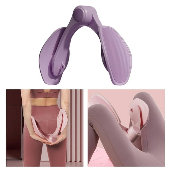 Ejercitador de muslos, ejercitador de cadera y muslo, máquina de ejercicio para piernas, Pelvis antideslizante, ejercitador de músculos, recortador de Púrpura