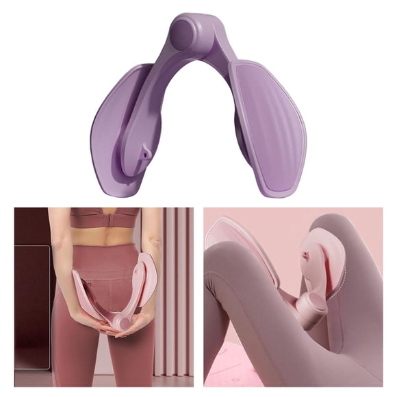 Ejercitador de muslos, ejercitador de cadera y muslo, máquina de ejercicio para piernas, Pelvis antideslizante, ejercitador de músculos, recortador de Púrpura