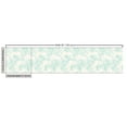 thumbnail image 3 of Floral Fabric by the Yard, Art Design Illustration of Plants Flowers Outline Drawings Drawn by Pencil, Decorative Upholstery Fabric for Chairs & Home Accents, Seafoam and Ivory by Ambesonne, 3 of 5