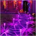 thumbnail image 1 of Luces solares Gorrzai para senderos, 15 unidades, color morado, impermeables, 1 of 9