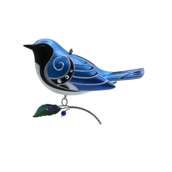 Hallmark Ornament: 2020 Black-Throated Blue Warbler | QXR9264
