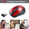 thumbnail image 5 of Latrodar Wireless Blue-tooth Mouse Office Gaming Mouse 3 Button Secure 00 DPI For Laptop PC Red 4.8x2.8 Inch Home Decor, 5 of 5