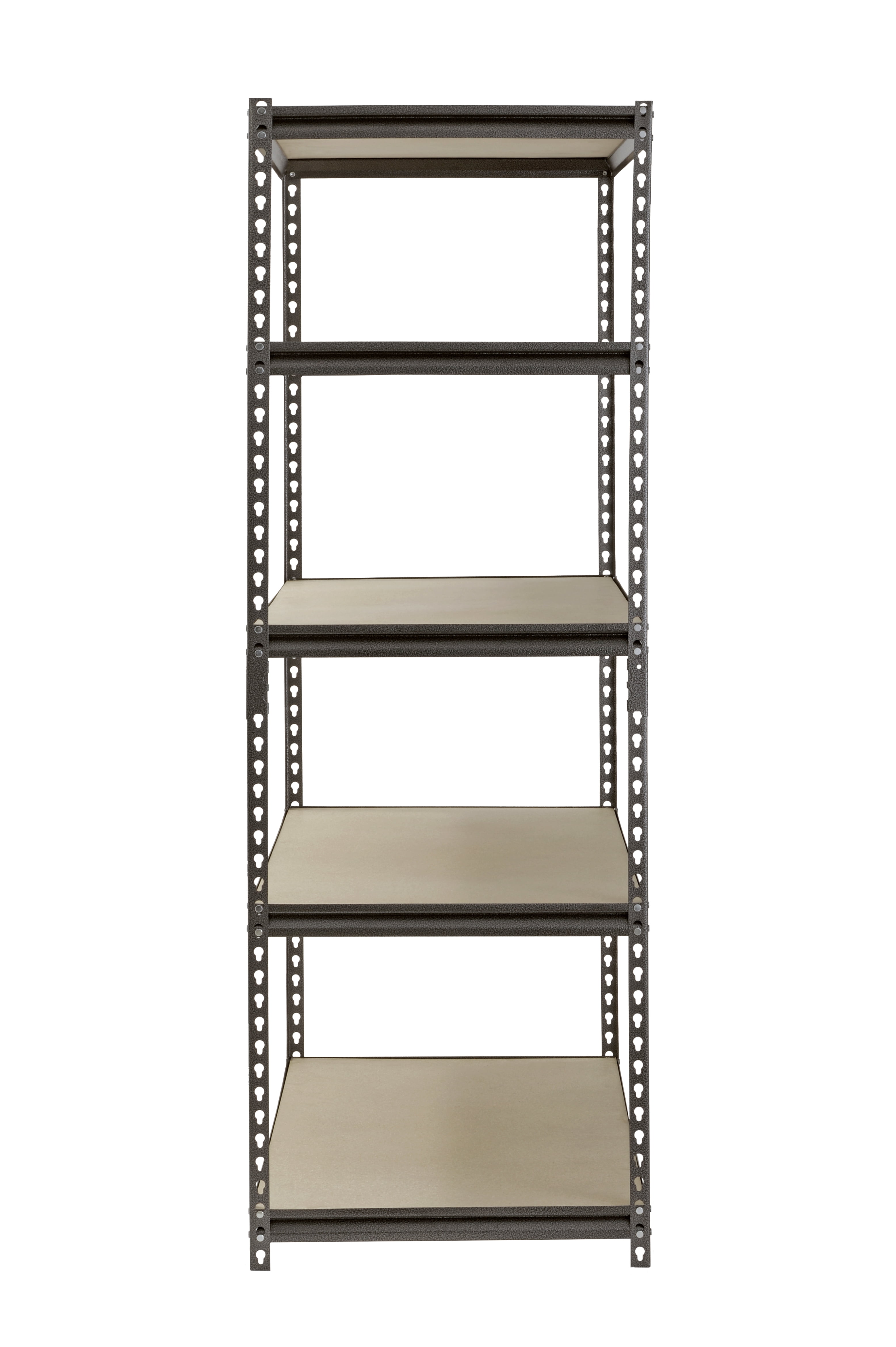 Muscle Rack 5Shelf Steel Shelving, SilverVein, 24" D x 48" W x 72" H